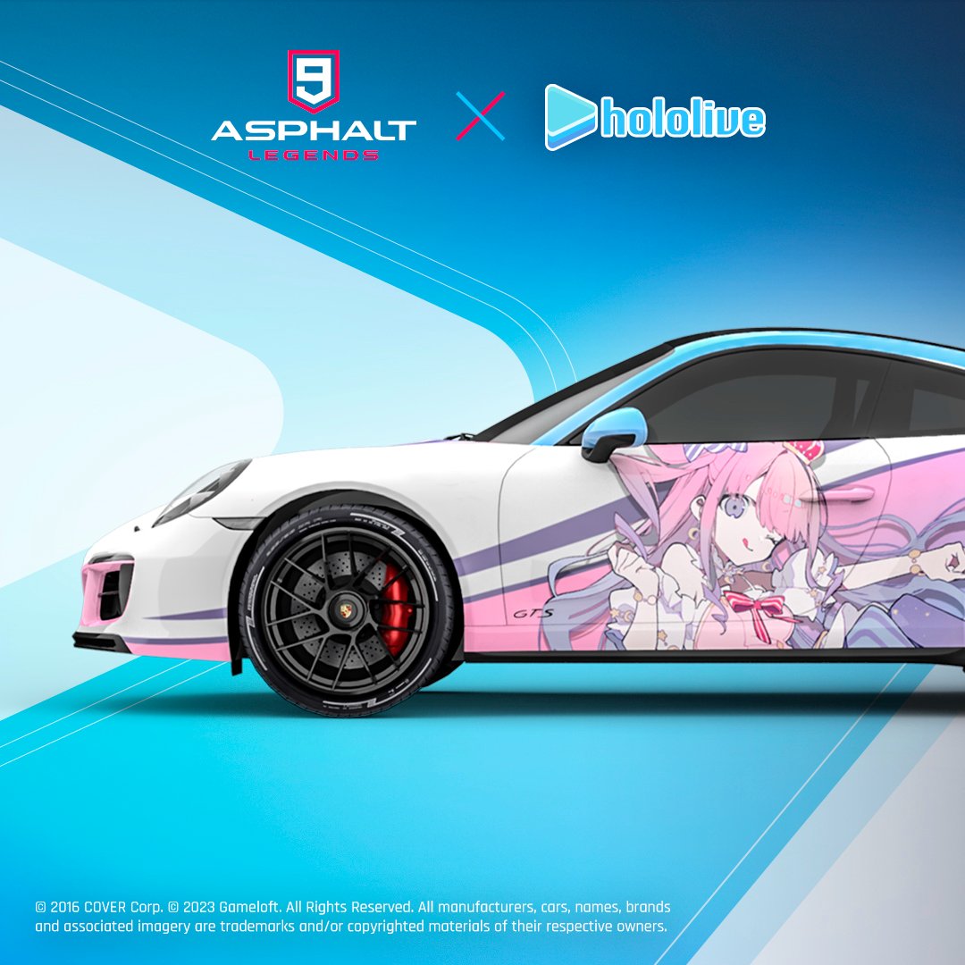 The one and only @himemoriluna racing suit is here! 😍 Did you get