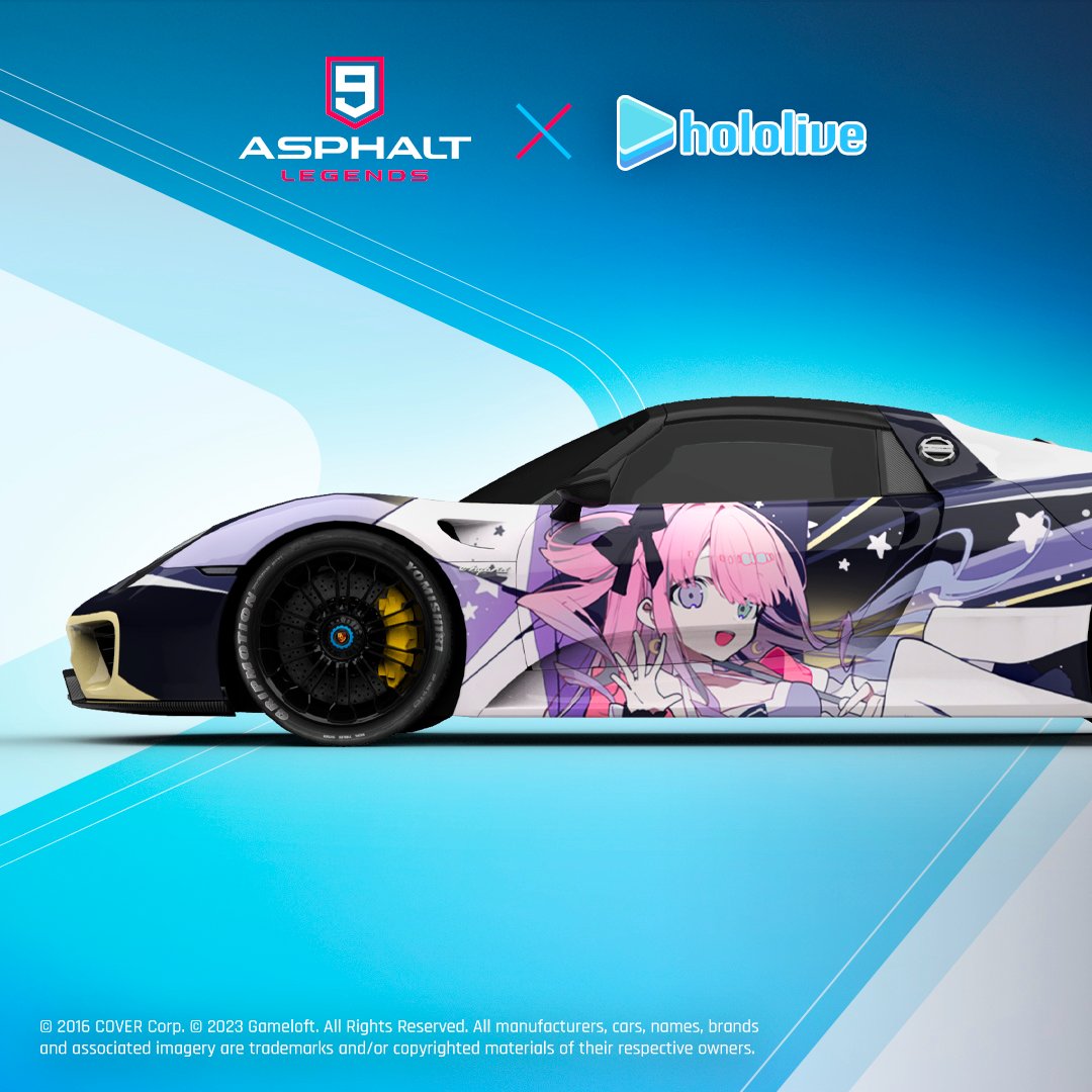 The one and only @himemoriluna racing suit is here! 😍 Did you get