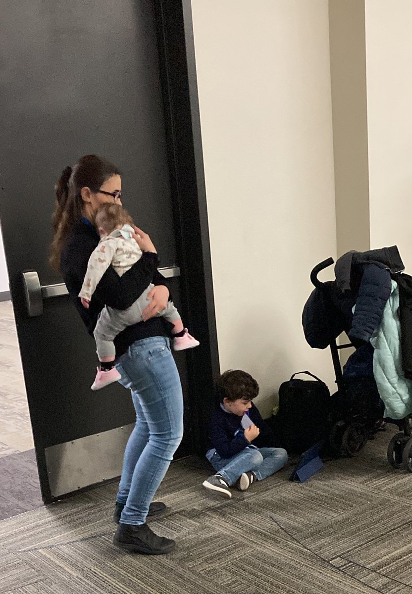 deepaknextprez's tweet photo. Mother in science, attending @BiophysicalSoc #BPS2023 #SanDiego with baby in arm. #motherlove https://t.co/jkWSo5sTI1