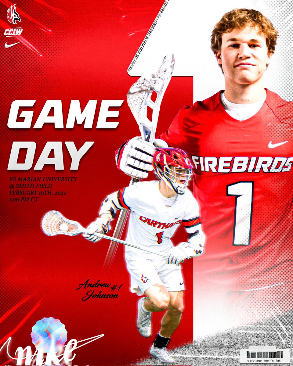 carthagesports's tweet image. 🔥 THEY'REEE BAAACK 🔥

@carthage_mlax is back in action, battling Marian in its season opener TODAY 

🗓 Feb 19
⏰️ 1 p.m. 
📍 Smith Field
💻 bit.ly/3Z5LKYD
📊 bit.ly/3IyyeXY 

#FuelTheFlame | #GoodToBeBack