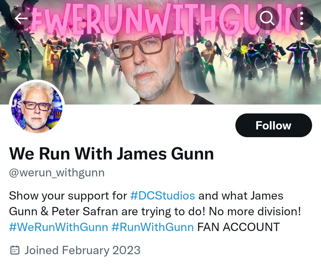 drewexmachina's tweet photo. @BaillBron The account literally looks like a parody haha
#WeRunFromGunn
#RunFromGunn https://t.co/QXWbUHA7pq