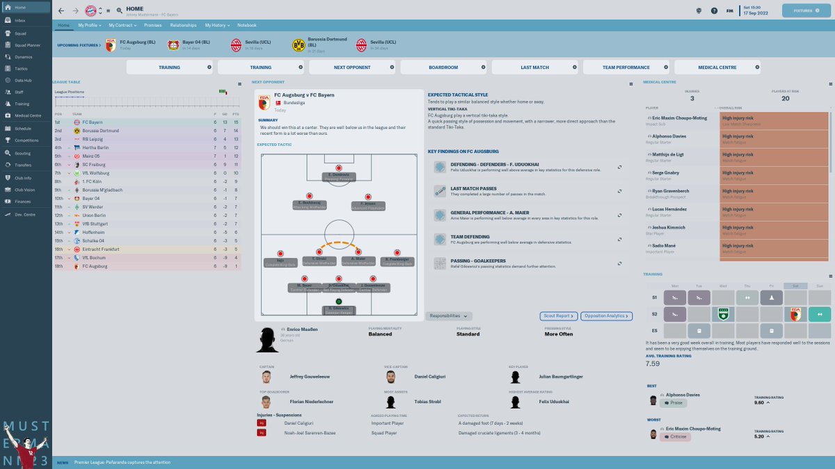 MustermannFM's tweet photo. (UPDATE) MUSTERMANN23 v2.09: https://t.co/0nxfmZL3bh
- Adjusted widgets on Home page
- Various tablet/in-match adjustments
- Attribute Change graph restored
#FM23 #FM23Skin #FMSkin https://t.co/CXFbXrwwOs