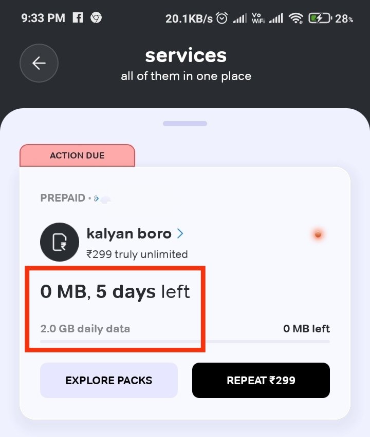 @airtelindia @Airtel_Presence I've been facing this issue  on my phone internet usage record it's showing 1.75 data usage out of 2 GB. And in @myairtelapp it's showing zero data left out of 2gb. What is this? Is this some sort of scam? Duping customers