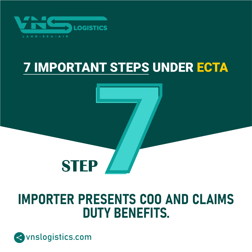 VnsLogistics's tweet photo. As a part of this step, importer has to present COO certificate to claim duty benefits. Schedule a consultation with VNS Logistics to get your queries related to import, export, trade and logistics addressed. 
  #coo #queries #benefits #consultation #ecta https://t.co/UUoGAIfG3U
