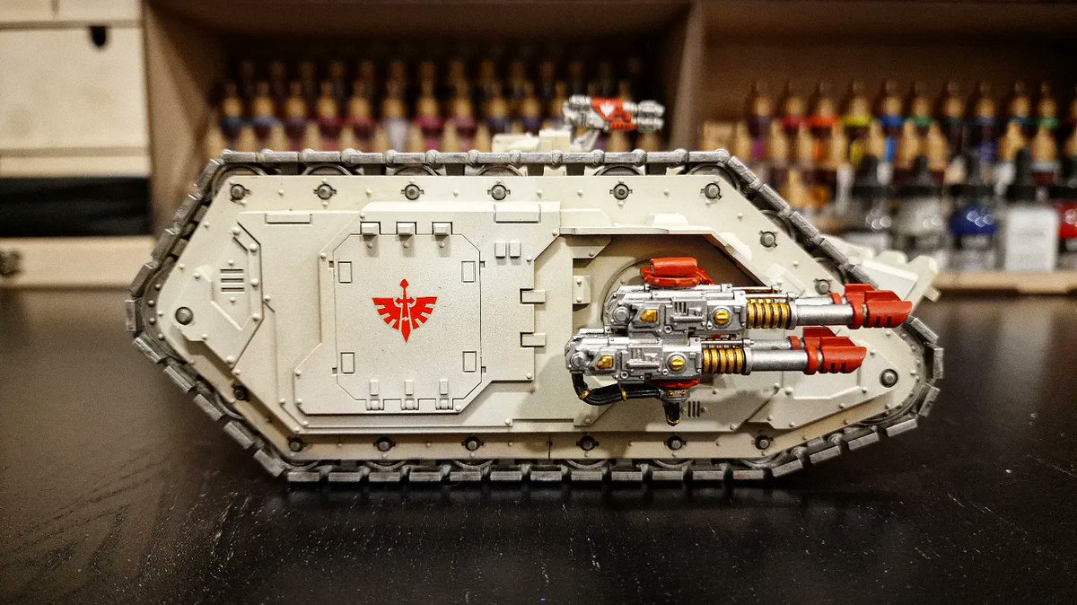RS25MTG's tweet photo. @warhammer Continued work on my Deathwing. A shiny new (ancient) Spartan. Also painted my Deathwing Knights and four Deathwing Terminators up to a newer/better standard. https://t.co/L8PzWCfTS8