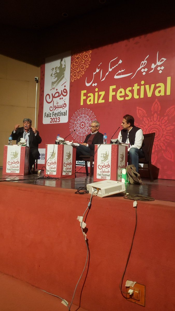 microMAF's tweet photo. Thanks to Faiz Festival and Asghar Nadeem Syed sahab for an exploration of the world of Tilism-e Hoshruba, and what it tells us about our past and the present. I was joined on the panel by @DrOsamaSiddique, co-founder of the Hoshruba Project. https://t.co/gFE7LZLSvW