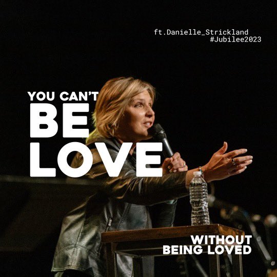 Thank you <a href="/djstrickland/">Danielle Strickland</a> for an incredible word last night at #jubilee2023 about the relentless love of Jesus