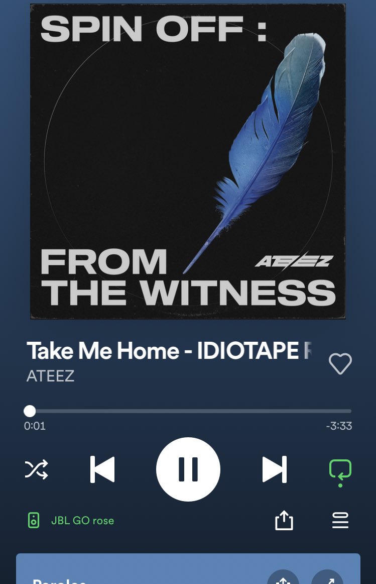 LmbangtanS's tweet photo. POV: you want to listen to Ateez on shuffle but there’s Take Me Home. 
#ATEEZ https://t.co/Ce2G0uRlsi
