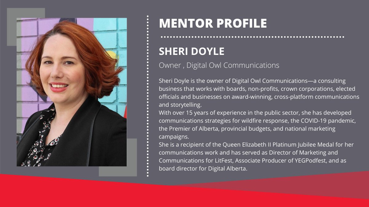 Meet Sheri Doyle!

We are elated to have Sheri join our line up of #CPRS mentors this year. Get to know a bit more about <a href="/DigiSheri/">Sheri Doyle 🦉</a> below, and look forward to our CPRS Speed Mentoring Mixer coming in March! Visit bit.ly/3Eatrcy to learn more.