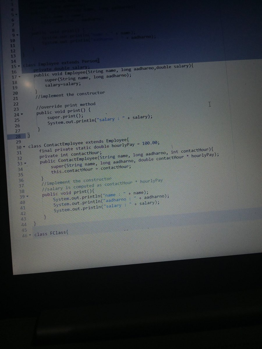 shankjbs175's tweet image. Day 66
Practicing and writing code in java!
Filling up the missing parts in the code
#100daysofcoding #100DaysOfCode #100daysofjava