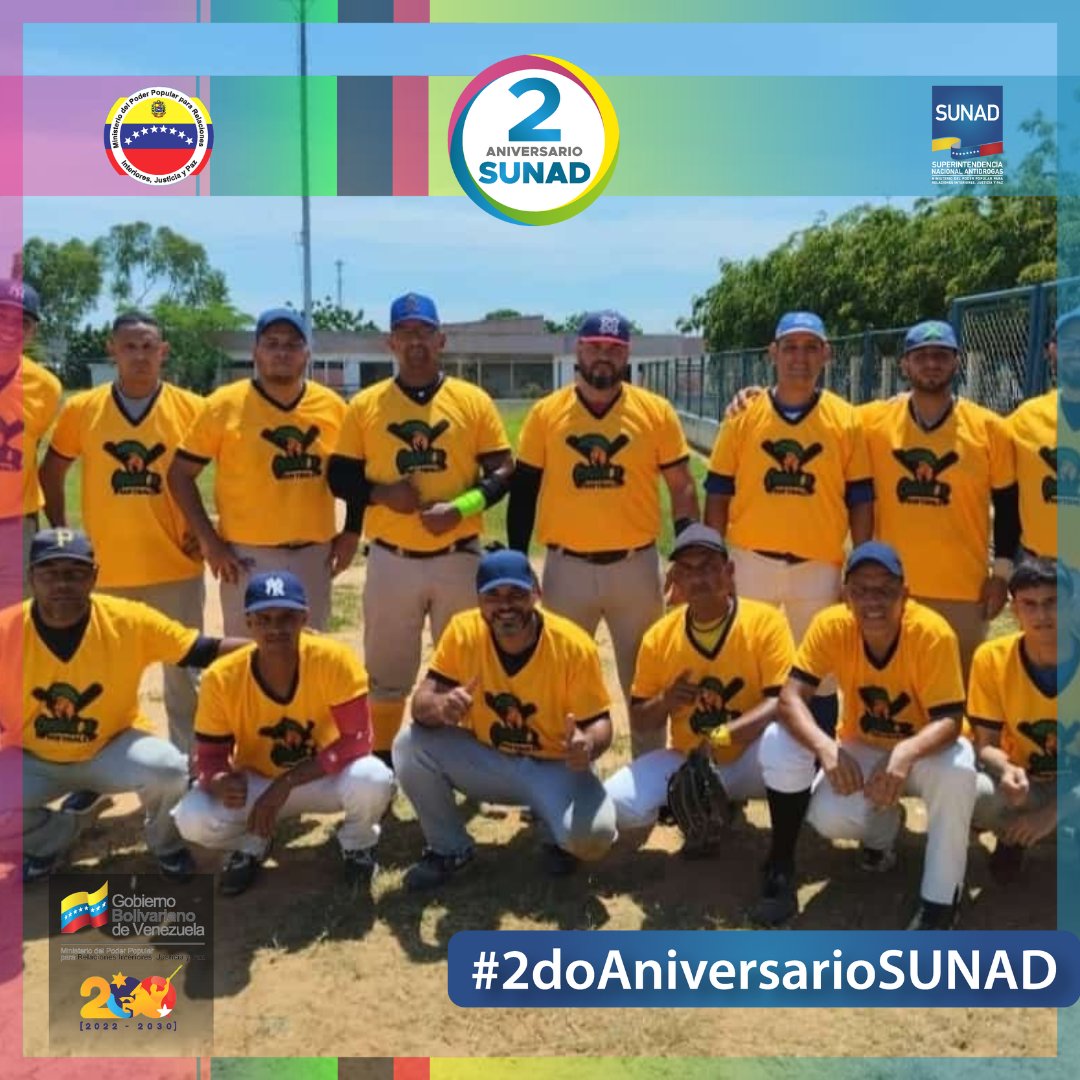 SUNADzuliacol's tweet photo. Los equipos del #CPNB, #ESGUARNAC, #POLICABIMAS y el #PoderPopular conforman el cuadrangular Copa #2doaniversarioSUNAD, donde queda ganador el equipo del #CPNB venciendo al equipo Centauros con 15 carreras a  10. #Cabimas https://t.co/0pdOCBt76C