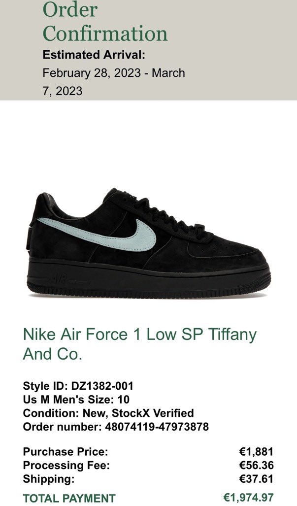 MattInWeb3's tweet photo. 🎁 GIVEAWAY 🎁

NIKE x TIFFANY &amp; CO. ($2000) #Giveaway

TO ENTER 👇
1️⃣ Follow @winnnables &amp; @MattInWeb3
2️⃣ Like, Re-Tweet and Comment “GM”
3️⃣ Tag 3 NFT friends below

⏰ 1 week

Be sure to stay tuned for a special surprise announced at the end of the week, too 👀

#Ad #Web3 #NFT https://t.co/J3NVcGfsXA