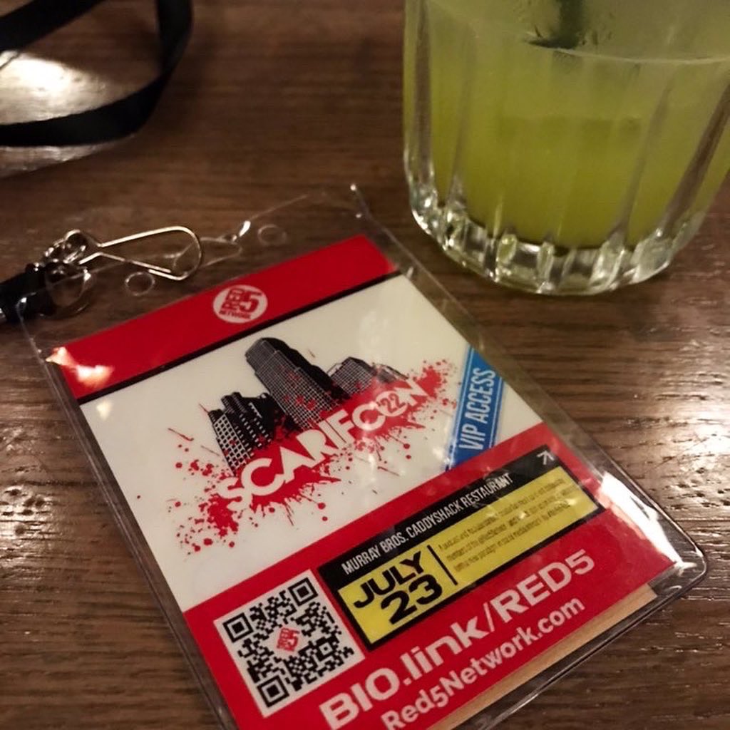 ScarifPodcast's tweet photo. This was the pre #ScarifCon dinner in Rosemont last summer filled with wonderful awesome people. Looking to continue the meet up this year in #Chicago for the 5th annual #ScarifDefCon5 event that will be more of a con environment. Details soon. So much to organize. https://t.co/0DSCoftR9I