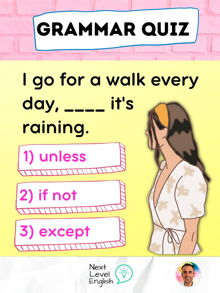 📗✏️𝗚𝗿𝗮𝗺𝗺𝗮𝗿 𝗖𝗵𝗲𝗰𝗸 ✏️📗

Show me you know!

#ingles  #ESL #toeic #twinglish  #英語学習