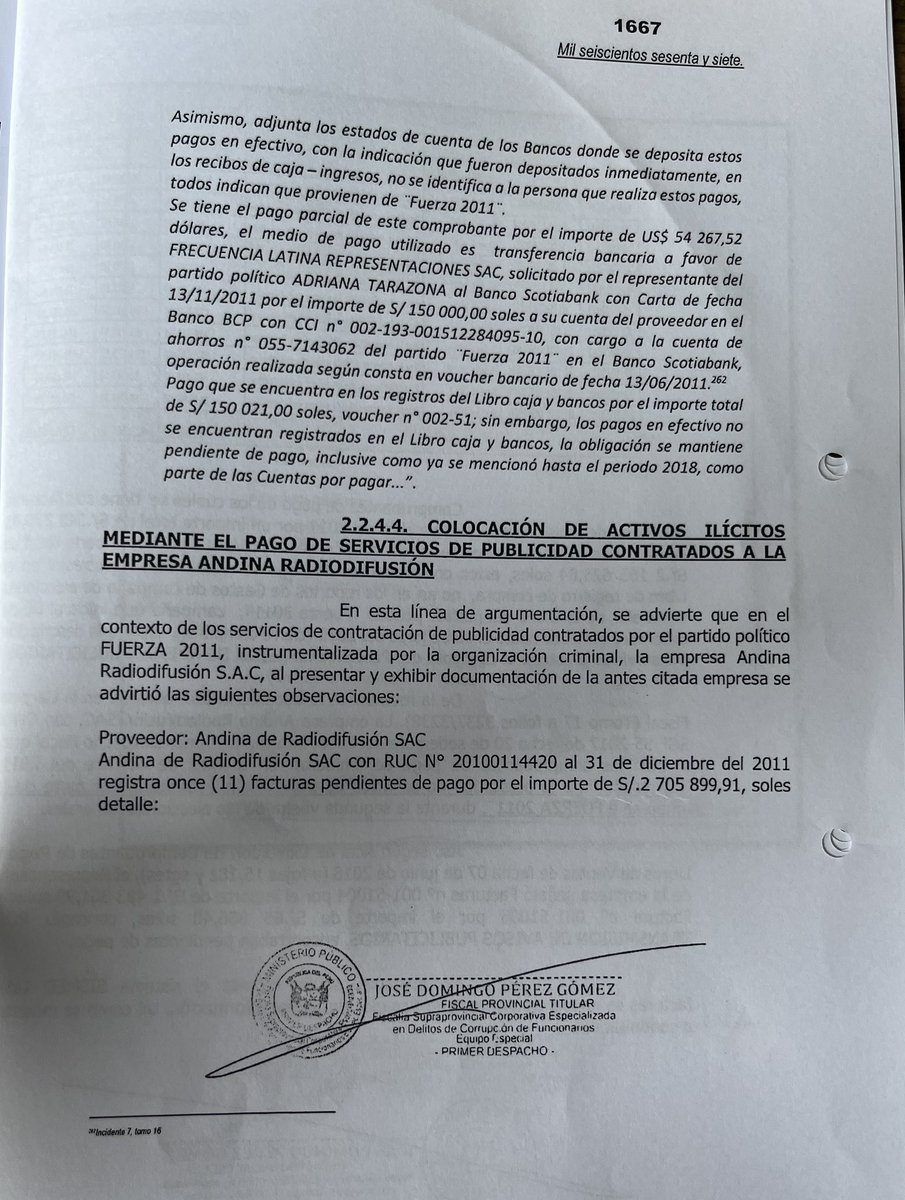eloymarchan's tweet photo. Esto no lo verás en los grandes medios:
@atvpe, según investigación de @FiscaliaPeru, también recibió dinero ilícito del fujimorismo. 
ATV recibió S/ 2.7 millones por publicidad a favor de Keiko Fujimori. De ese monto, S/ 1.4 millones tienen hasta hoy origen desconocido. https://t.co/3xxku0MM59