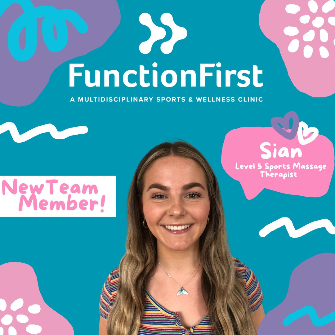 FunctionFirst_'s tweet photo. 𝕄𝕖𝕖𝕥 𝕊𝕚𝕒𝕟.....
A massive welcome to our newest team member 𝗦𝗜𝗔𝗡. Sian is a level 5 Sports Massage Therapist. She will be starting this Friday (25th Feb).  
𝗪𝗘𝗟𝗖𝗢𝗠𝗘 𝗦𝗜𝗔𝗡! https://t.co/hSjNNfCg28