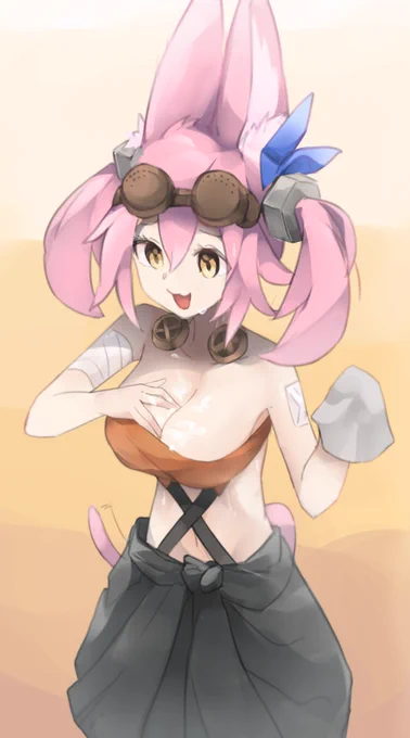 おっぱいベタベタだぁ... 