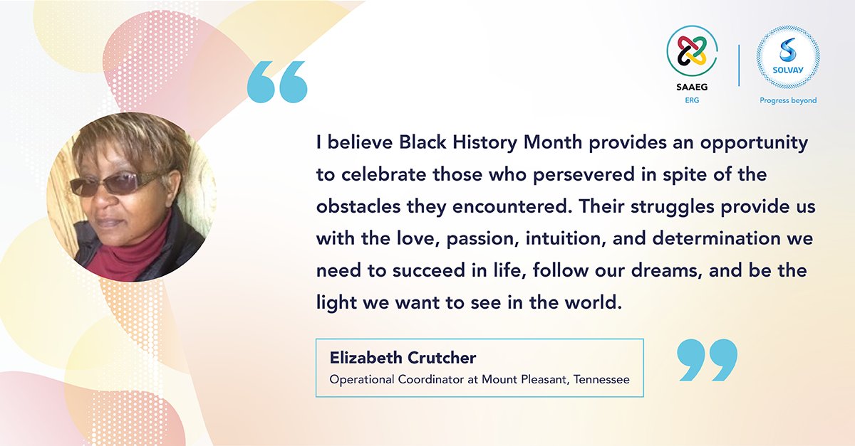 SolvayGroup's tweet photo. They are also the pillars of our technological innovations and cultural diversity. We asked some of them what #BlackHistoryMonth means to them personally.
#EngineeringWeek #SolvayLife https://t.co/hhrsijM7sC