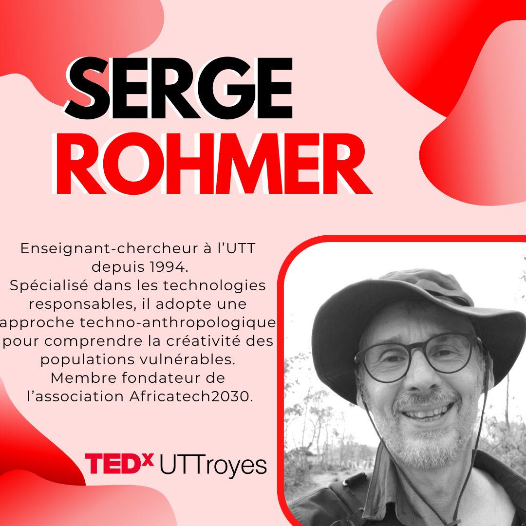 Il est déjà temps de vous présenter notre prochain speaker !

👉Il s'agit d'un enseignant chercheur de l'UTT : Serge ROHMER. Même si vous le connaissez déjà sûrement, voici ci-dessus un vif rappel de qui il est !👈

Restez bien connecté, d'autres speakers vont être révélé !