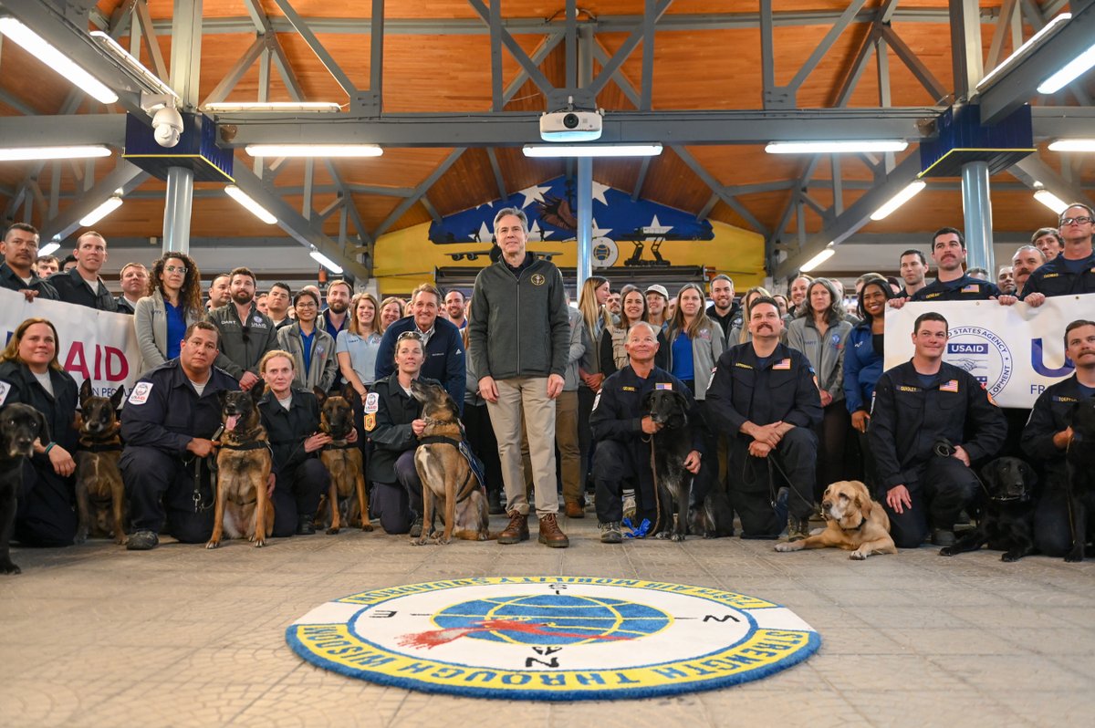 In response to the Feb. 6 earthquake that affected Türkiye, <a href="/SecBlinken/">Secretary Antony Blinken</a> came to Incirlik AB to see how <a href="/NATO/">NATO</a> service members load humanitarian cargo onto trucks bound for disaster relief areas. He also met with <a href="/USAID/">USAID</a> members to thank them for their rescue efforts. #TürkiyeHADR