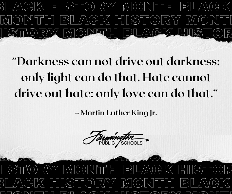 FPSInformation's tweet photo. Join us in Celebrating the joy of Black History Month! 

Today’s quote is Martin Luther King Jr., he was an American Baptist minister and activist, one of the most prominent leaders in the civil rights movement.

💜 #FPSSuccess https://t.co/3dMi9bECpx