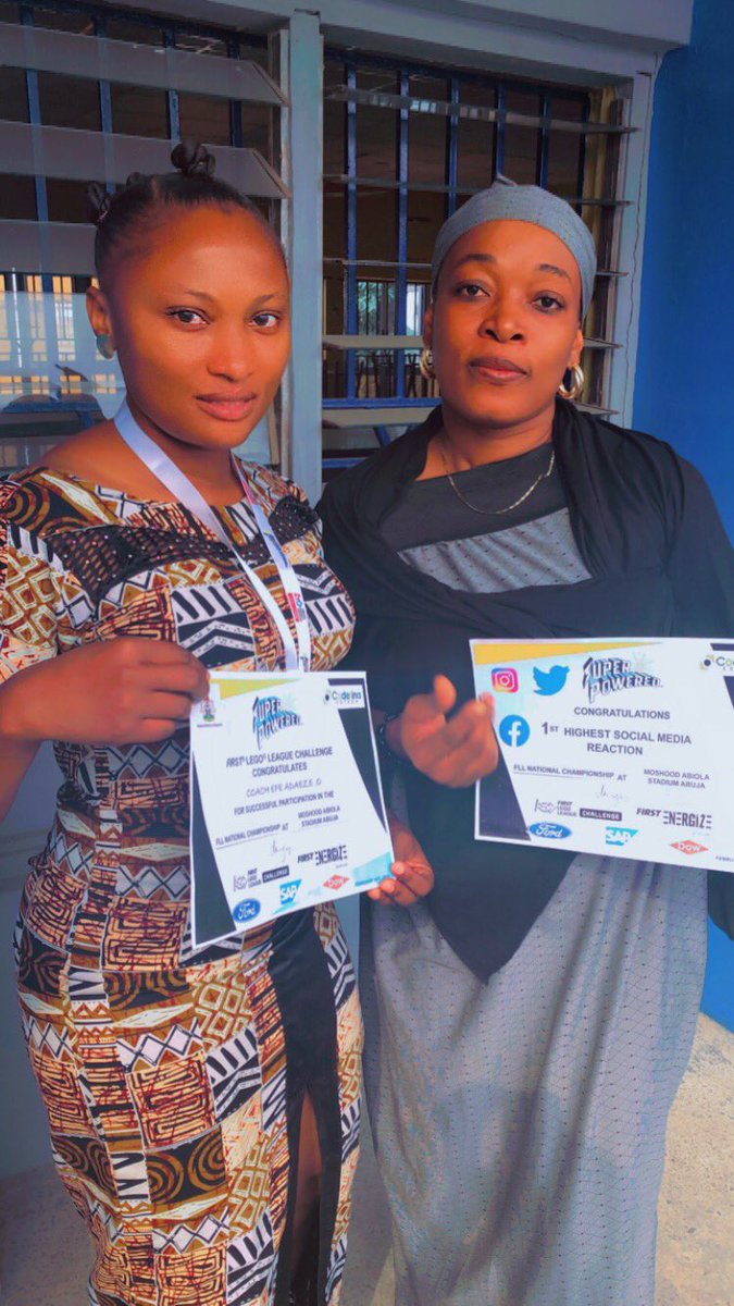 NewtonAphey's tweet image. Team Aurora
Queen's College Yaba Lagos
Robotics competition 2023
Abuja
All the glory to God
#fllnigeria #coderina #fmenigeria #nssec #firstlegoleague #sap #FIlNig23 #fllabuja23 #Ford #Dow #FirstLegoLeague #FLLAbujaNationals #FirstTechChallenge #FTCAbuja23 #FTCAbujaNationals