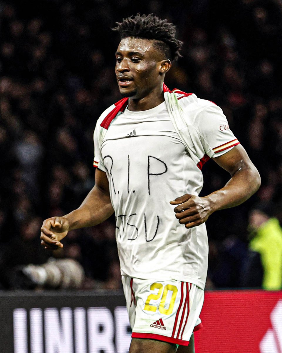 Mohammed Kudus dedicated his goal to Christian Atsu 🇬🇭❤️