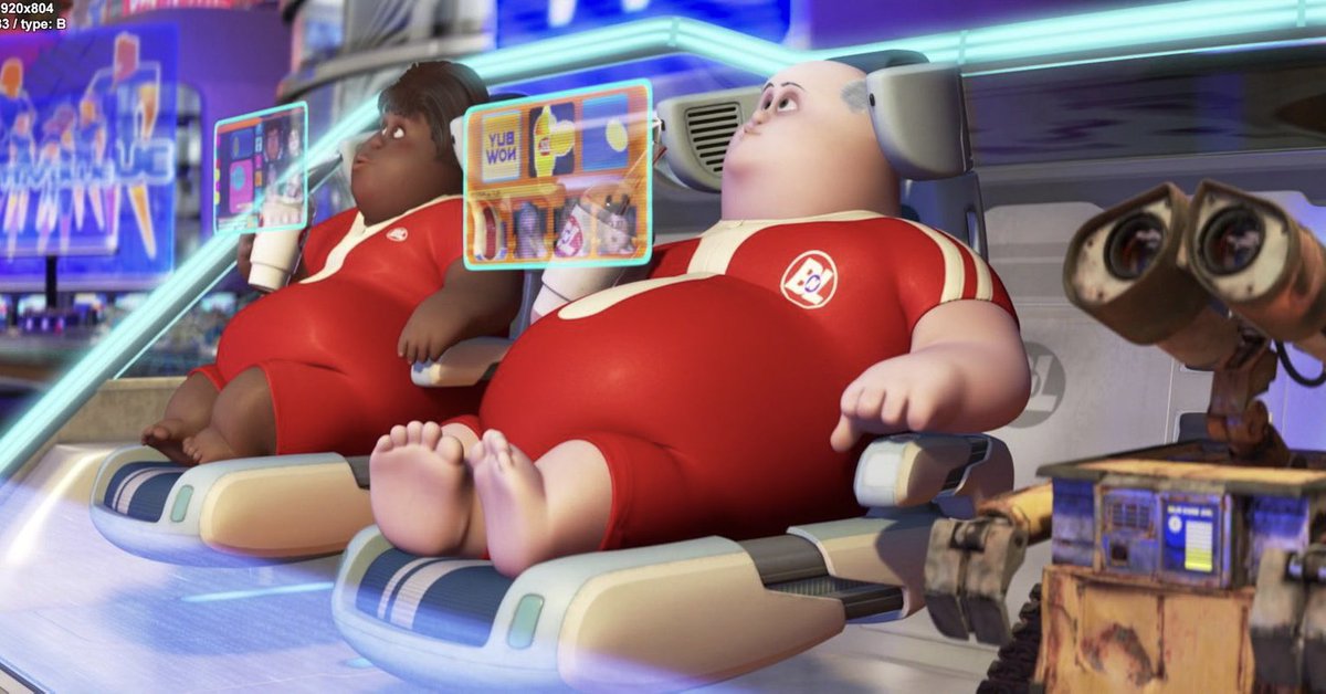 CharlieWhite_22's tweet photo. hahahaha why they moving like the people in wall-e https://t.co/IXy8jGGLtc
