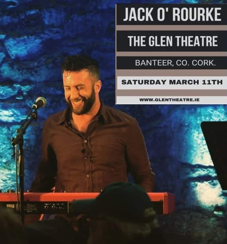 Jack O' Rourke at The Glen Theatre,  Banteer March 11th ❤  Book 👇
eventbrite.ie/e/jack-o-rourk… 
#Cork #LiveMusic #Gigs #joy #Oscar #SingerSongwriter #PureCork #CorkCounty