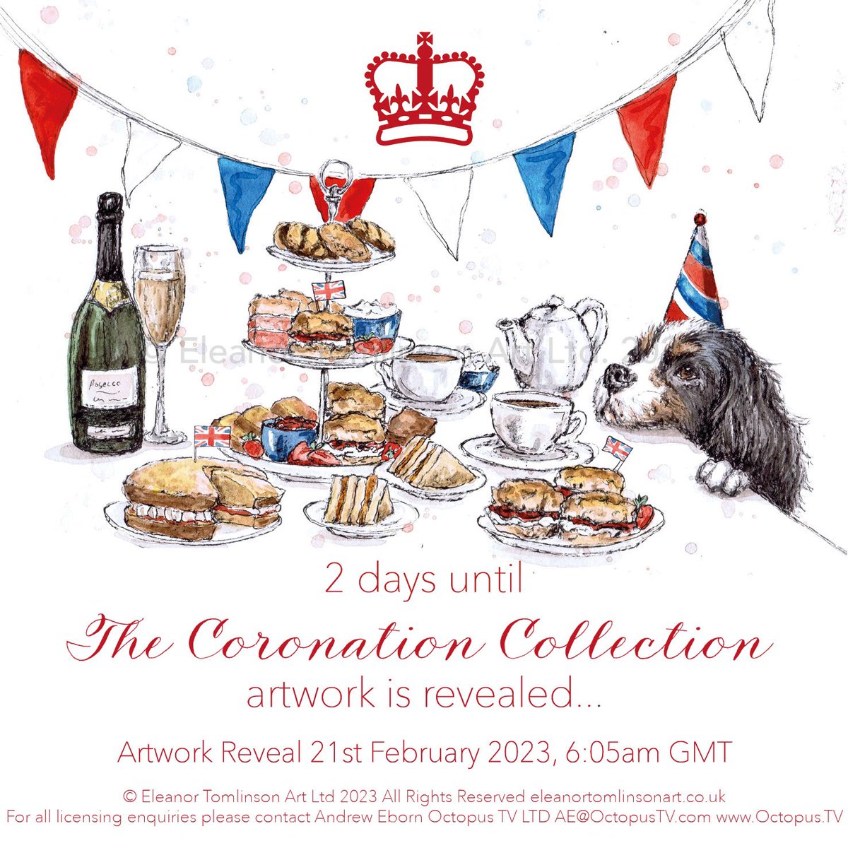Who’s planning a street party or garden get together this summer? 👑

Coming soon! 

#coronation #coronationartwork #kingcharlesiii #streetparty #teaparty #eleanortomlinson #eleanortomlinsonart #kingcharlescavalier #eleanortomlinsonartist #afternoontea
