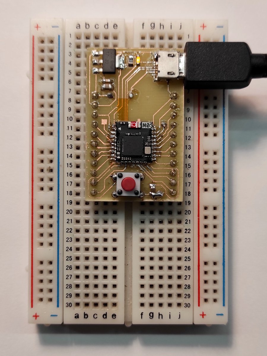 noizzzy_machine's tweet photo. @SipeedIO #Sipeed #BL616 Not my best soldering job, but just the bare minimum to try this little marvel ...

Plus, it works the first time. 😎 https://t.co/5A6yWUwnEC