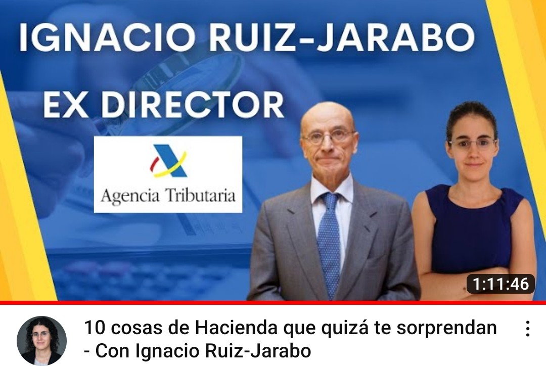 AndreaMarGon_'s tweet photo. Ya podéis ver mi charla con @i_ruiz_jarabo, ex director de la Agencia Tributaria. 
Creo que a Twitter no le gustan los enlaces externos. Si haces RT, porfa a este tweet 🙏 Enlace al vídeo 👇 https://t.co/R4CAr21yI1