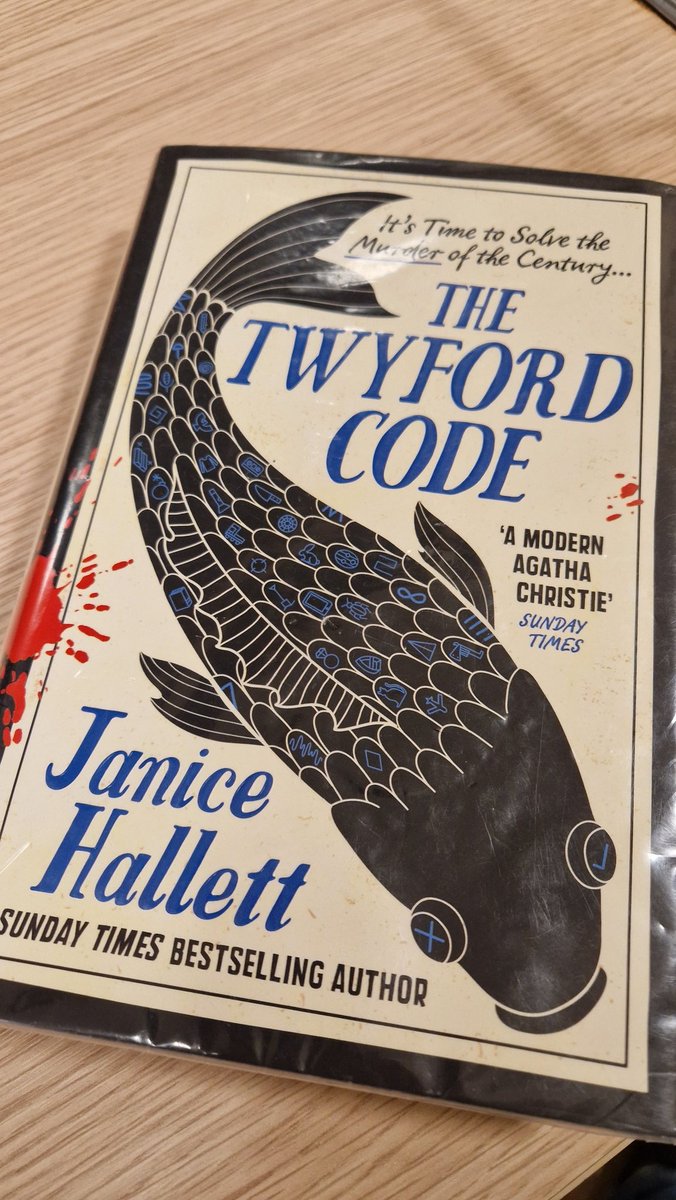 alnicholl77's tweet photo. Just finished reading #twyfordcode by @JaniceHallett. Loved it. Kept my problem-solving brain satisfied. 🐟 https://t.co/o42BjetdO3