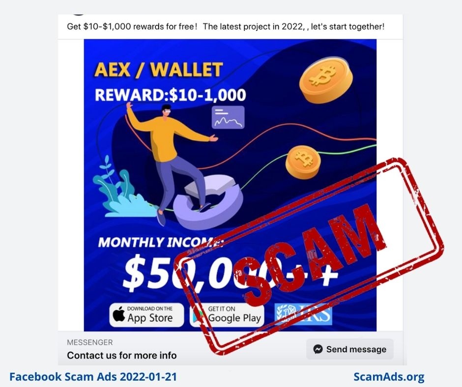 Facebook I Instagram | Meta Platforms = Mark Zuckerberg {CSO ~ Chief Scamming Officer} Another #scam that has been ignored by everyone and this should be reported to <a href="/canantifraud/">Canadian Anti-Fraud Centre</a> and the <a href="/FBI/">FBI</a>
 en.wikipedia.org/wiki/Aiding_an…
#Facebook #Instagram #scamads #fakeads