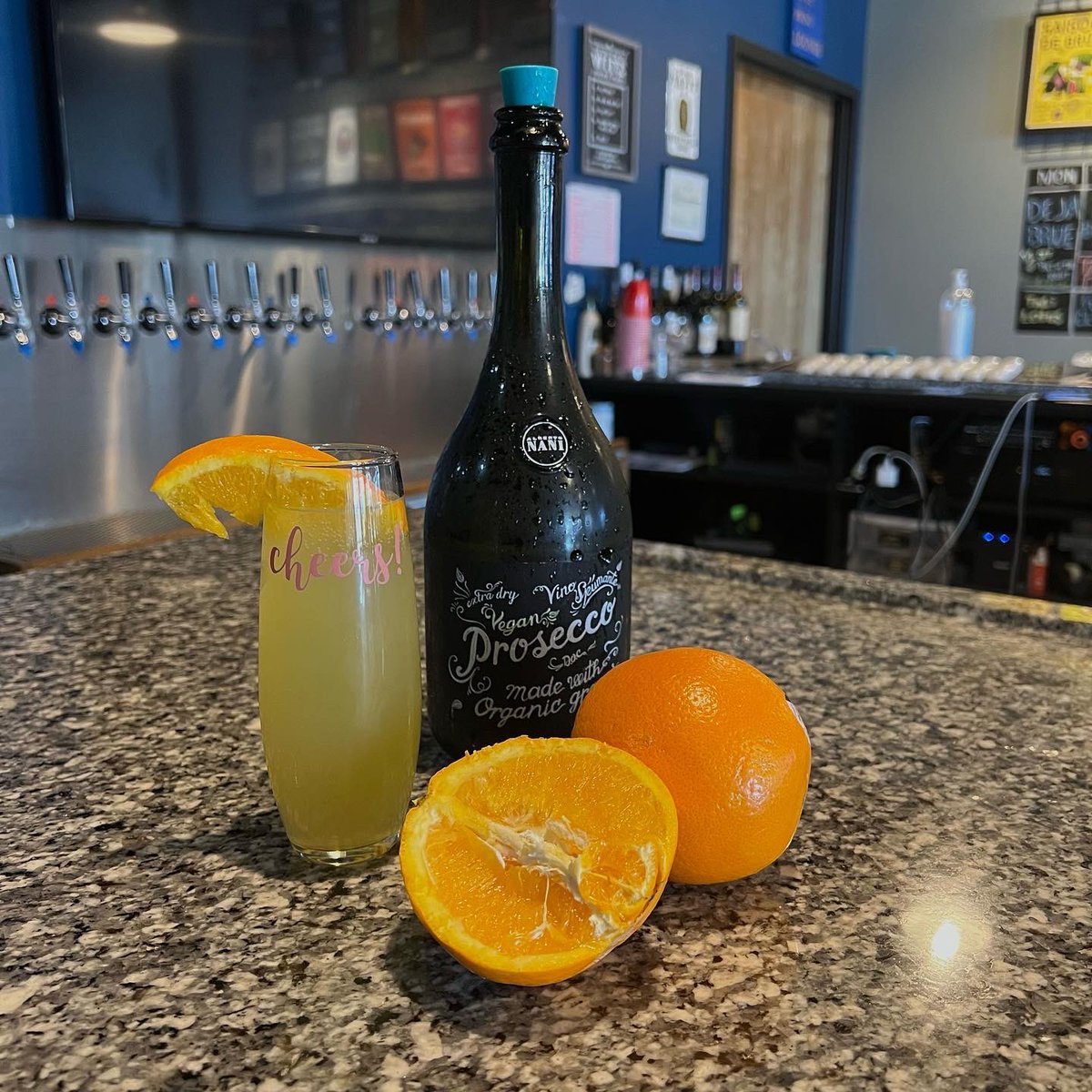 Brüeprint is now serving Mimosas 🥂🍊 Get them on special every Sunday for $6!