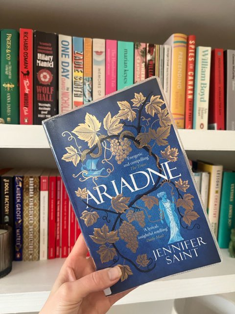 This is excellent. Another beautiful retelling of women in Greek mythology. Ariadne is known for helping Theseus defeat the Minotaur - this tells the story of what happened next. #feministretelling #womeningreekmythology #excellentfiction #staffbookclub
