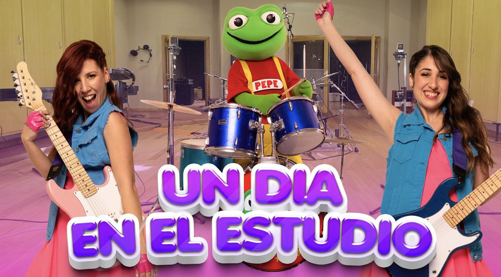 Nuevo Video!

“Un día en el estudio” con El Sapo Pepe y Las Pepas!

youtu.be/b3fwRNfZSpo
