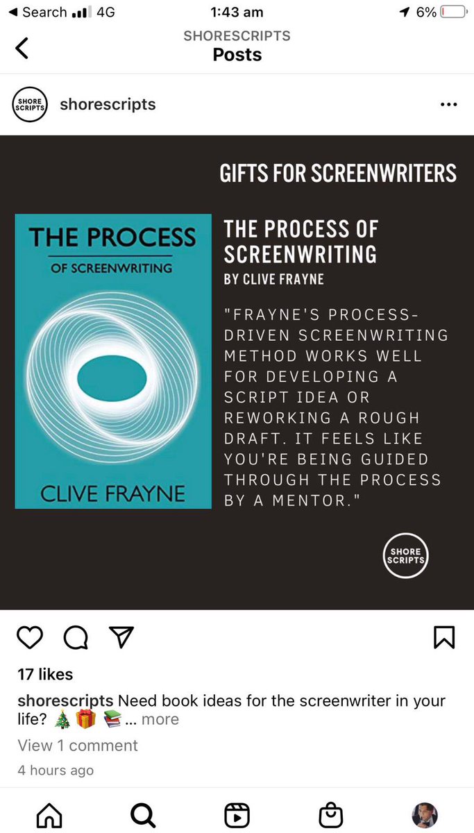 The Process of Screenwriting by Clive Frayne tweet media