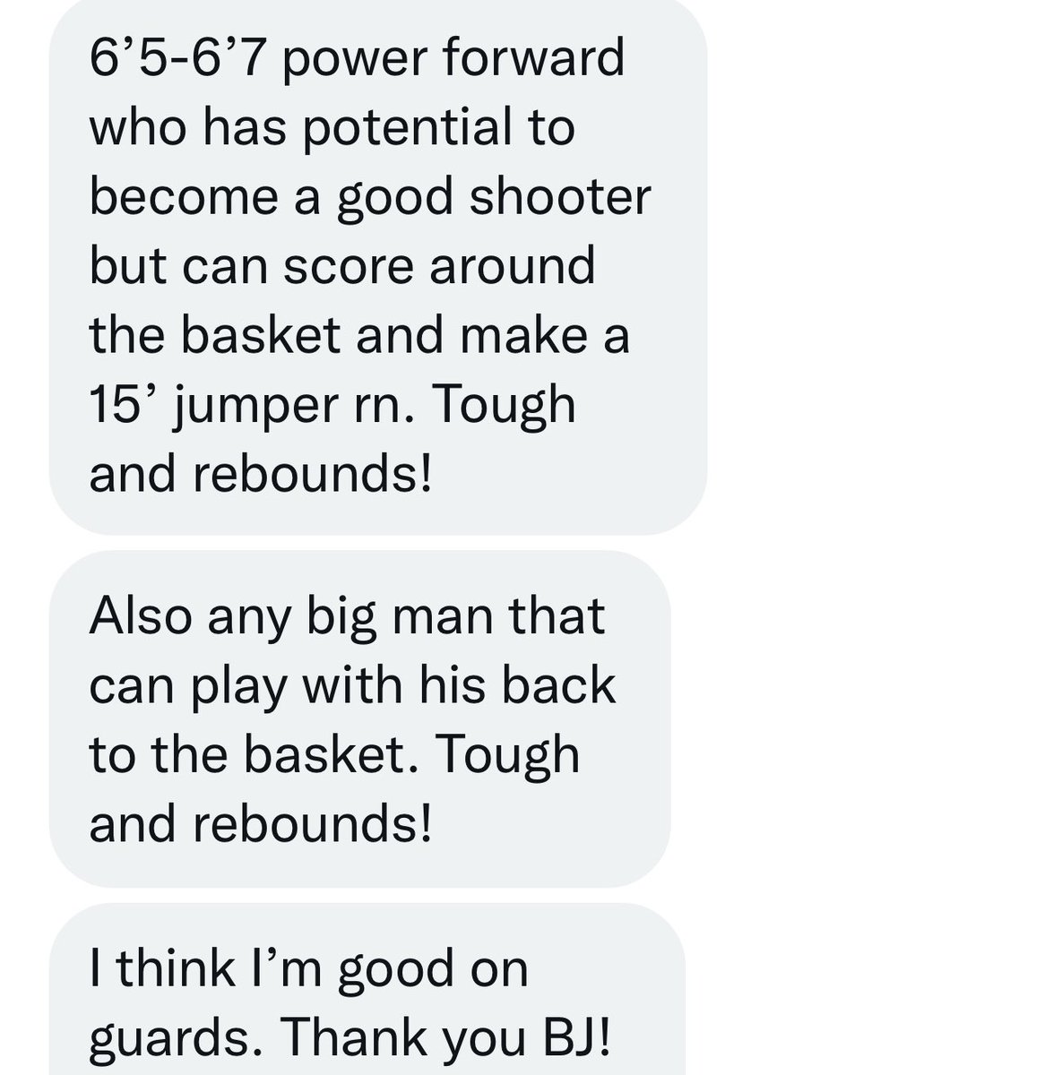 CoachBJ_3's tweet photo. Send them to me!! Stretch 4 and a Big. Drop your film below!!

#RECRUITSWFL🏀 https://t.co/3QJl2AbnRJ