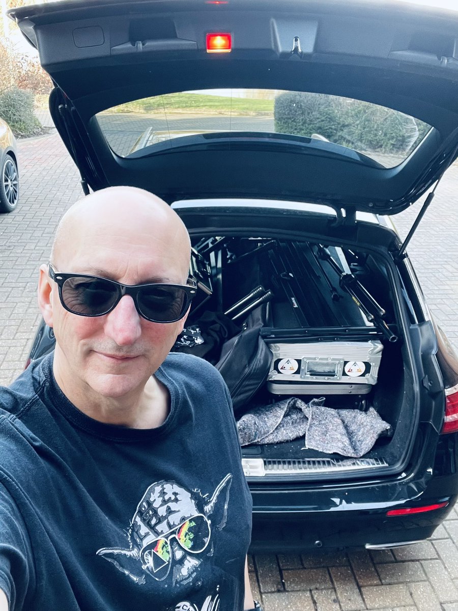 RobCottingham1's tweet photo. Job done - all ready for Stourport and time to unpack the Cottmobile and set up in studio again, pending.
Honestly, we had such a blast and cannot wait to get on stage and blow the roof off. Sarah was on fire!
See you at the front...
#cairorocks #fusion4 https://t.co/w1fYajxqLI