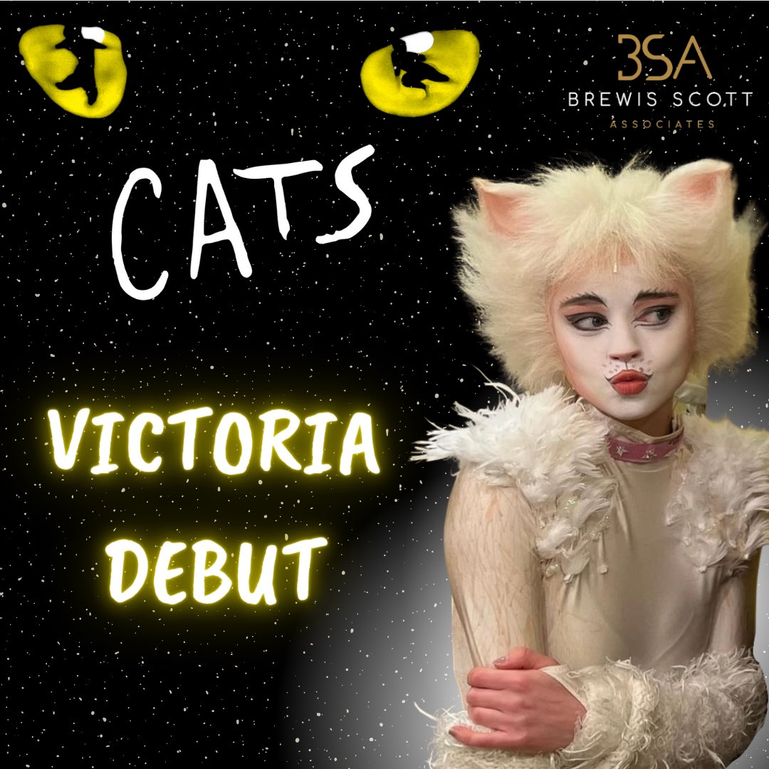 BSATalent's tweet photo. Congratulations to our brilliant @lottiestephenss for making her Victoria debut in the International Tour of @CatsMusical this afternoon! 🤍

Lottie usually plays Jemima and also covers Rumpleteaser. https://t.co/wGyG3DhhKI