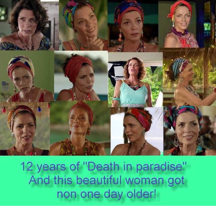Dip fans are amazing !
#deathinparadise #catherinebordey #catherine4mayor #aging #actressover50 
#meurtresauparadis #years #gettingold #happy !