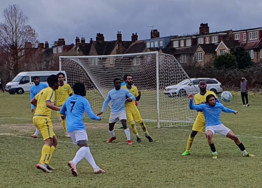 Action from the 2s game on Saturday #football #saturday #clapham #raynespark