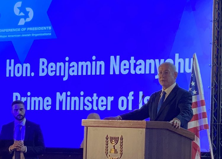 LikudArgentina's tweet photo. El PM Netanyahu en el #COPSummit23 “Los palestinos no quieren la paz con Israel. Quieren la paz sin Israel. La razón por la que este conflicto no se resuelve se debe a la persistente negativa de los palestinos a reconocer a Israel como un estado judío en ninguna frontera”. https://t.co/T9ab1ObERW