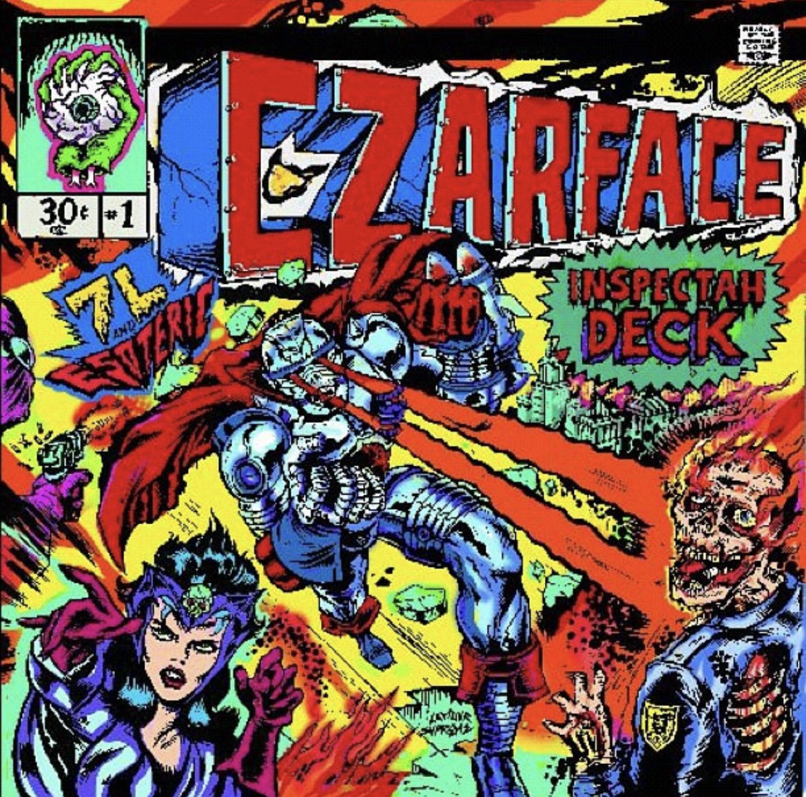 Czarface_Eso's tweet photo. 10 yrs ago today, CZARFACE’s first album dropped via Brick Records. We can’t thank you all enough for the support over the past decade. Much more to come, promise! https://t.co/ZTBGF7ape9