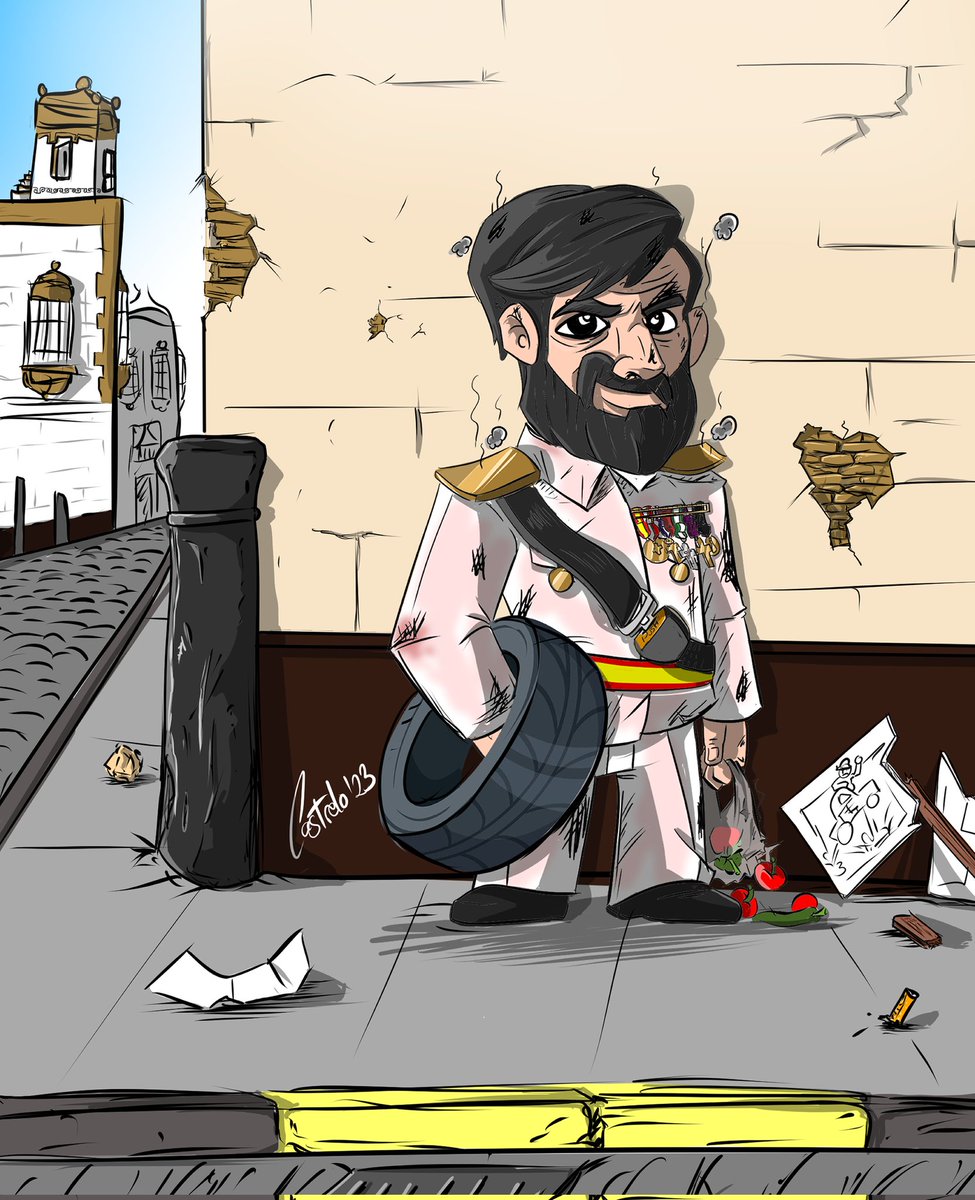 castrelo_art's tweet photo. Una cosita: esta criatura @moedetriana ,de altos vuelos, estará dando guerra y risas por las calles de #Cádiz desde hoy domingo. No os lo perdáis porque lo que cuenta y cómo lo cuenta no tiene desperdicio.
#cadiz #carnavaldecadiz
#coac2023 #romanceros #domingodecoros #carnavales https://t.co/KjqvUCeF1k