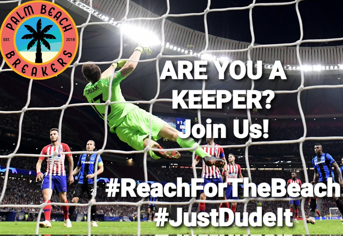 Palm Beach Breakers Association Football Club (@thebreakersafc) on Twitter photo ARE YOU A KEEPER?!?!
Compete in inaugural <a href="/PBILeague/">Palm Beach International League</a> (PBIL) Pre-Season Cup against #BocaRatonJuniors and PBIL Season, as well as @FGCLSoccer, 3rd Annual SoFlo St. Paddy's Derby against <a href="/SheasOfc/">O’Sheas FC</a>, and in premier regional competitions, <a href="/SoFloChampions/">Palm Beaches & Treasure Coast Champions Cup™</a> & <a href="/GoldCoastShield/">Gold Coast Community Shield</a>. ARE YOU A KEEPER?!?!
Compete in inaugural <a href="/PBILeague/">Palm Beach International League</a> (PBIL) Pre-Season Cup against #BocaRatonJuniors and PBIL Season, as well as @FGCLSoccer, 3rd Annual SoFlo St. Paddy's Derby against <a href="/SheasOfc/">O’Sheas FC</a>, and in premier regional competitions, <a href="/SoFloChampions/">Palm Beaches & Treasure Coast Champions Cup™</a> & <a href="/GoldCoastShield/">Gold Coast Community Shield</a>.