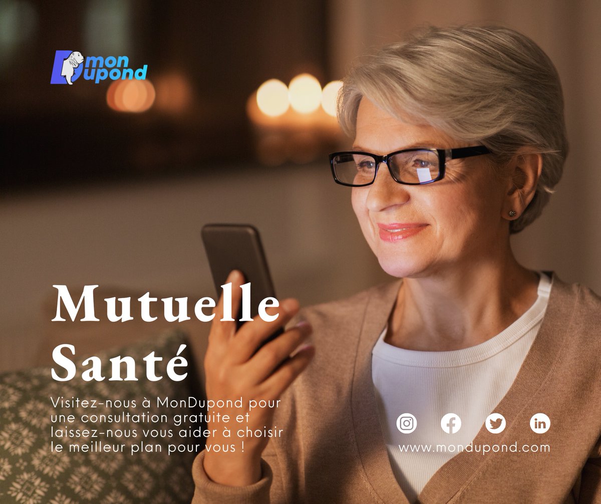 MonDupond's tweet photo. Comparatif mutuelles #santé (100% GRATUIT) + prix avantageux garantis
Devis mutuelle senior et retraité en 2 min, Un large choix vous attend avec des promos exclusives ,sur
https://t.co/JDeEl4Q3ht
#assurance #modupond #PekinExpress #retraites #france #VendrediLecture #RCLFCN https://t.co/fbB4o6vkSF