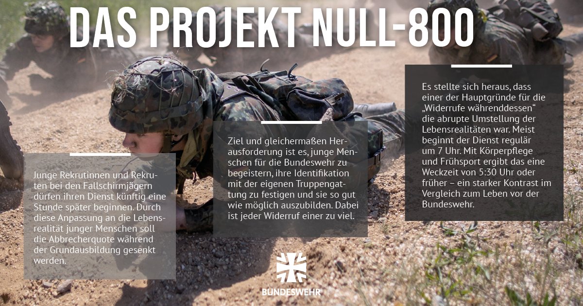 Bundeswehr on Twitter "ICYMI Wie wird der Dienst in der Bundeswehr attraktiver? Wie kann