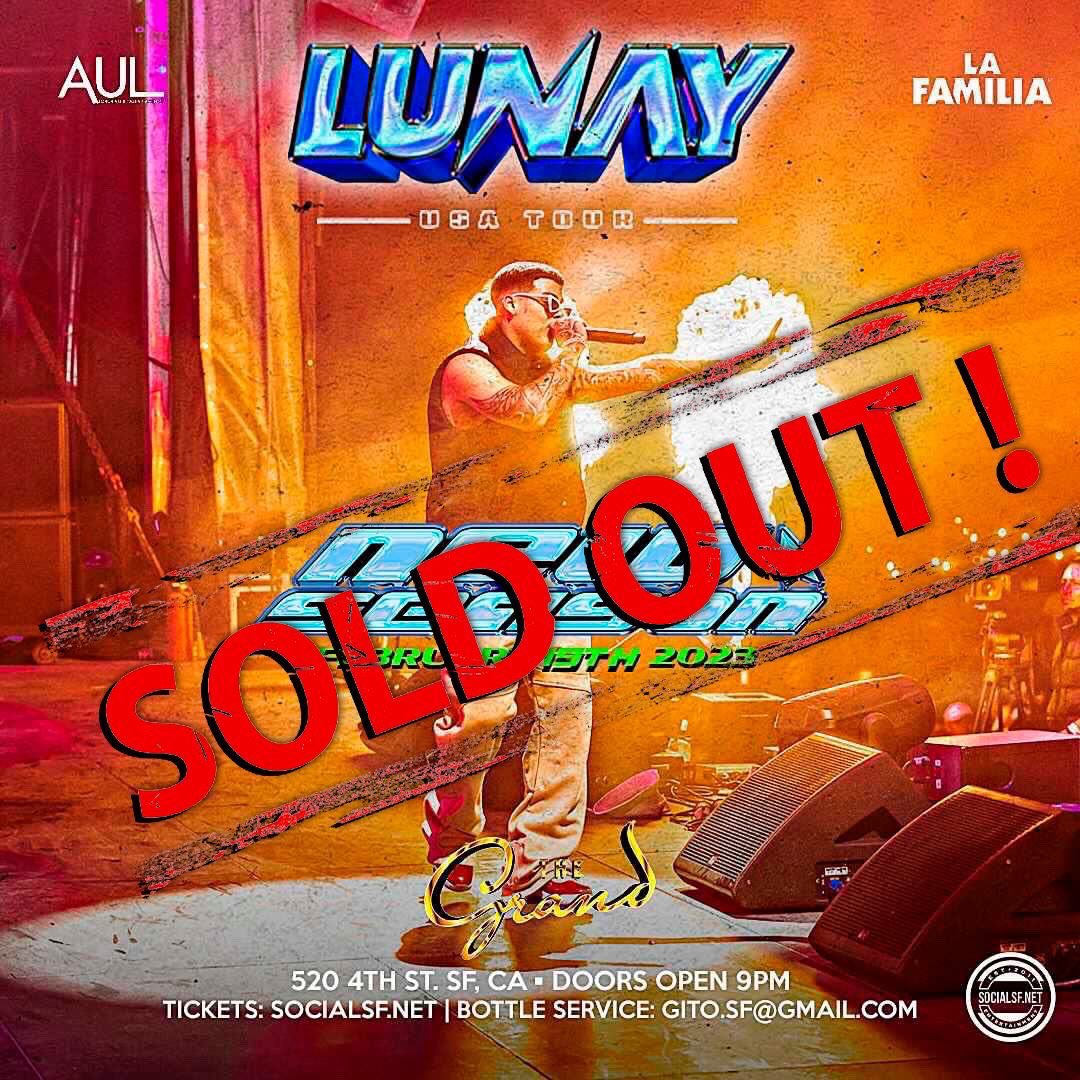 Lunay tonight. I’m on the set! 🍾🍾